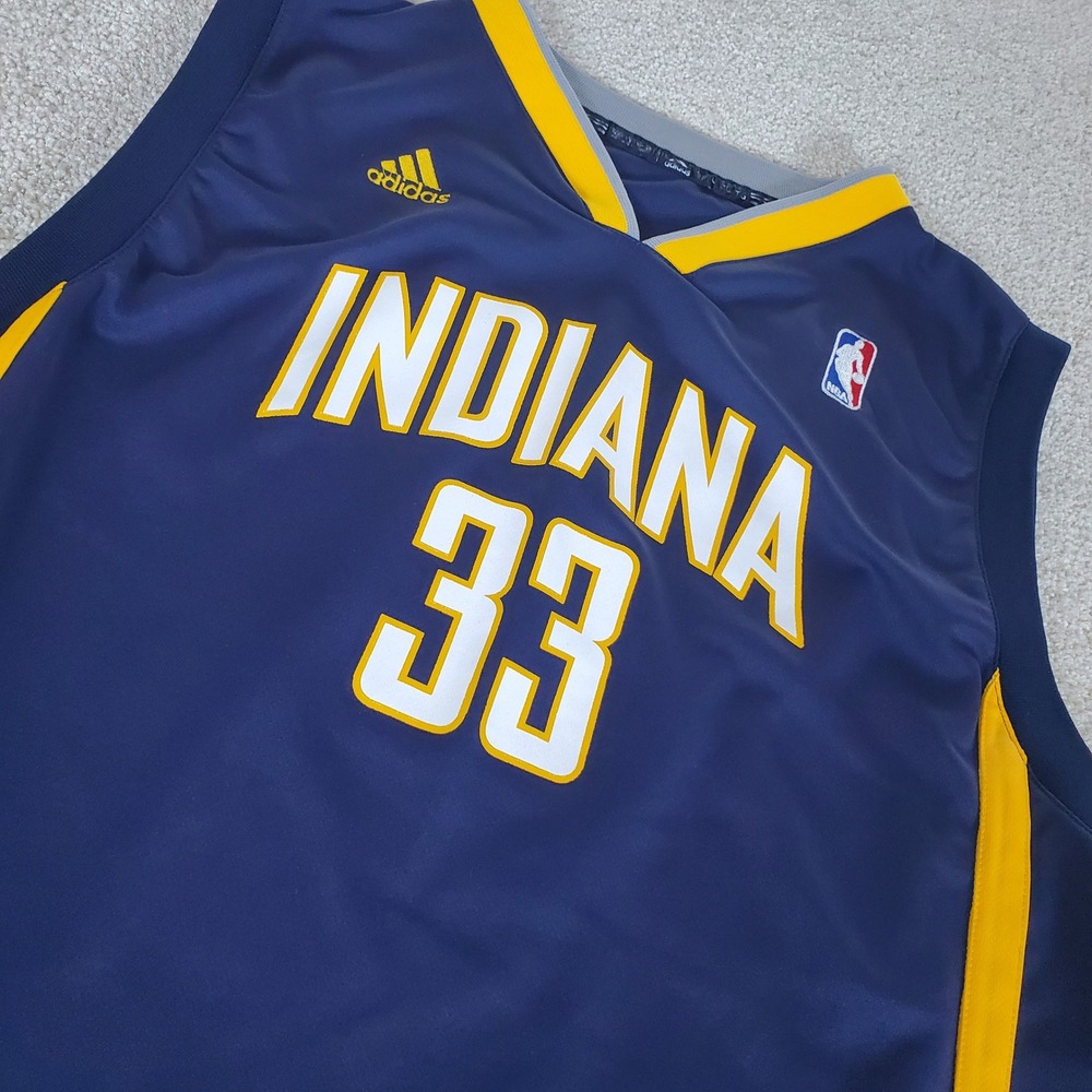Adidas Jersey Kids XL Blue Danny Granger Indiana Pacers 33 NBA Basketball